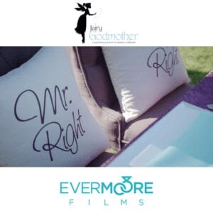 Fairy Godmothers can help you plan the details of your wedding from vendors to sweetheart table pillows! | www.EvermooreFilms.com