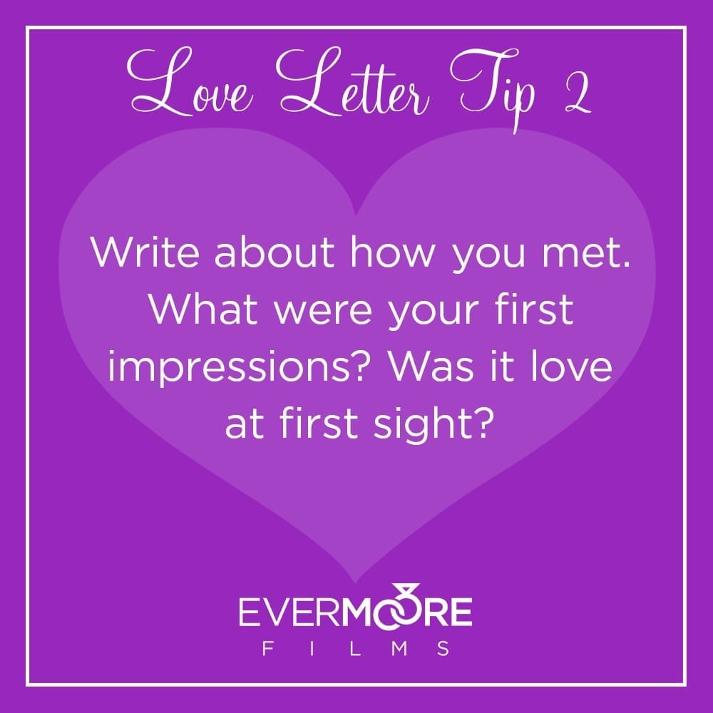 Tips about writing your love letter on your wedding day to your spouse for them to read before you see them! | www.EvermooreFilms.com