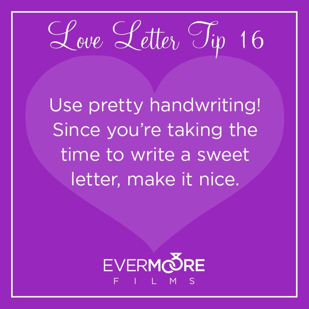 Love Letter Tips - Evermoore Films Videography